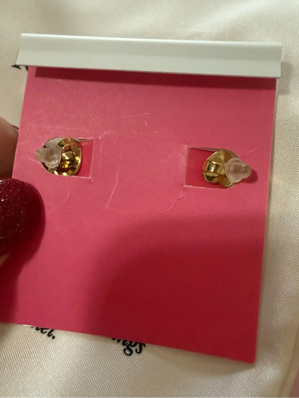 KATE SPADE Citrus Orange Gold Drop huggie Earrings with Orange and Green Stones